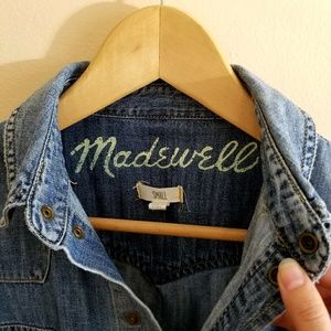 Madewell jean button down shirt